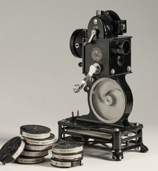 projector Pathe Baby amb bobines