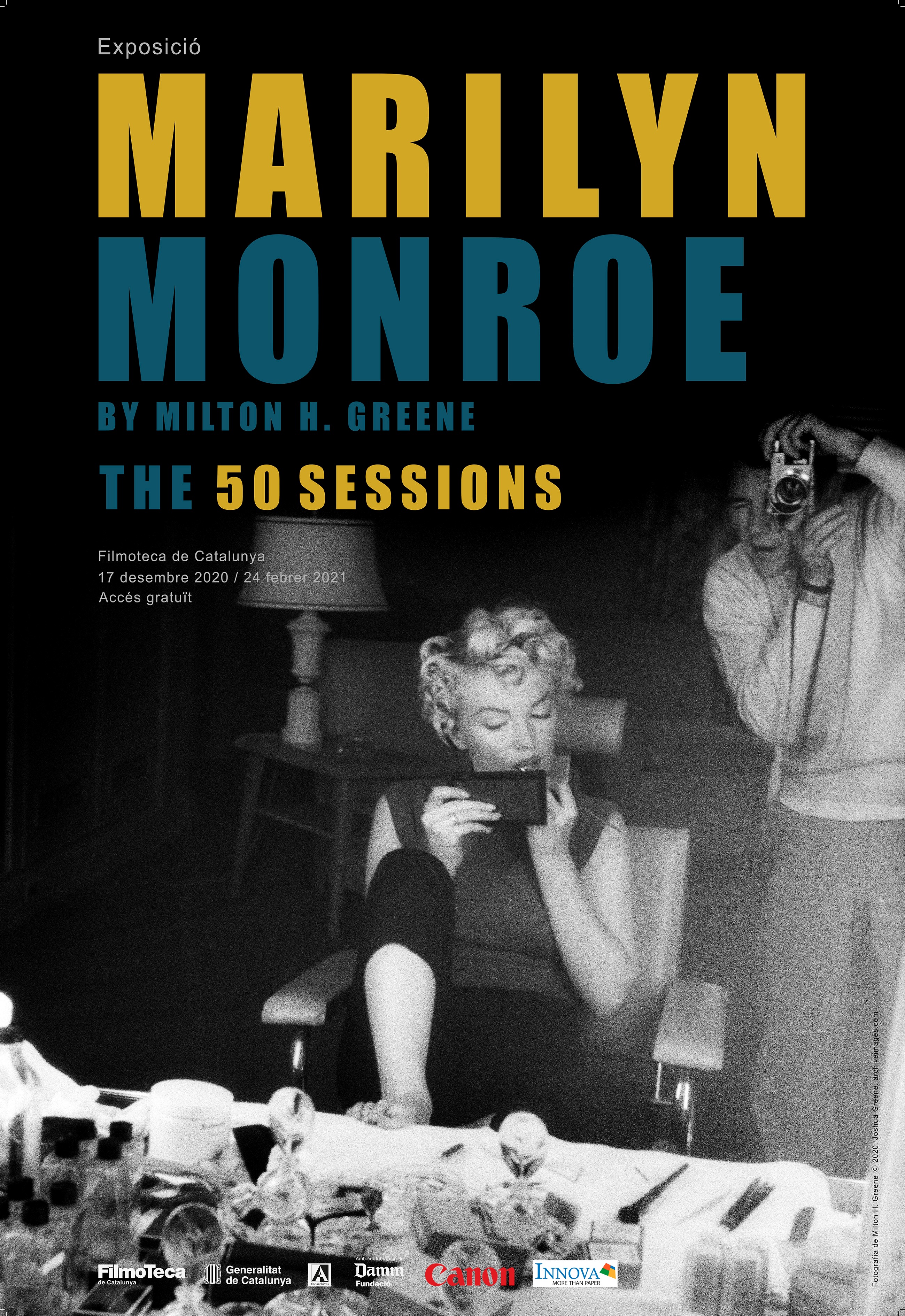 Cartell Marilyn Monroe by Milton H. Greene