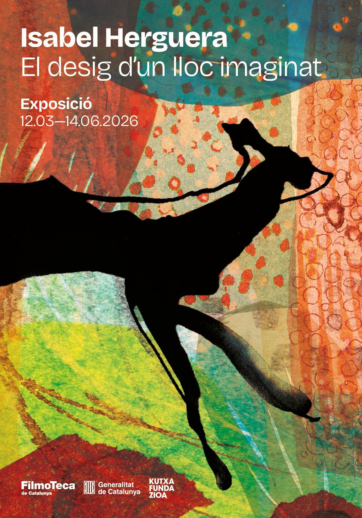 Cartell exposició 'Isabel Herguera. El desig d'un lloc imaginat'