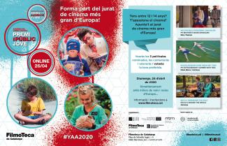 Flyer digital Premi del Públic Jove Europeu 2020 online