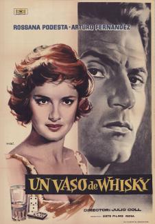 Un vaso de whisky (Julio Coll, 1958) - cartell