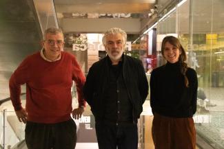 Esteve Riambau, Pedro Costa i Marina Vinyes