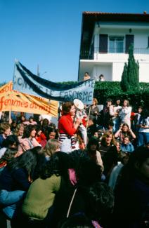 NFF-Hendaye1975 - 'Marche des femmes à Hendaye, 5 d'octubre 1975 © Nicole Fernández Ferrer