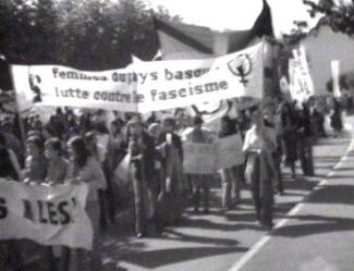 Le marche des femmes à Hendaye 