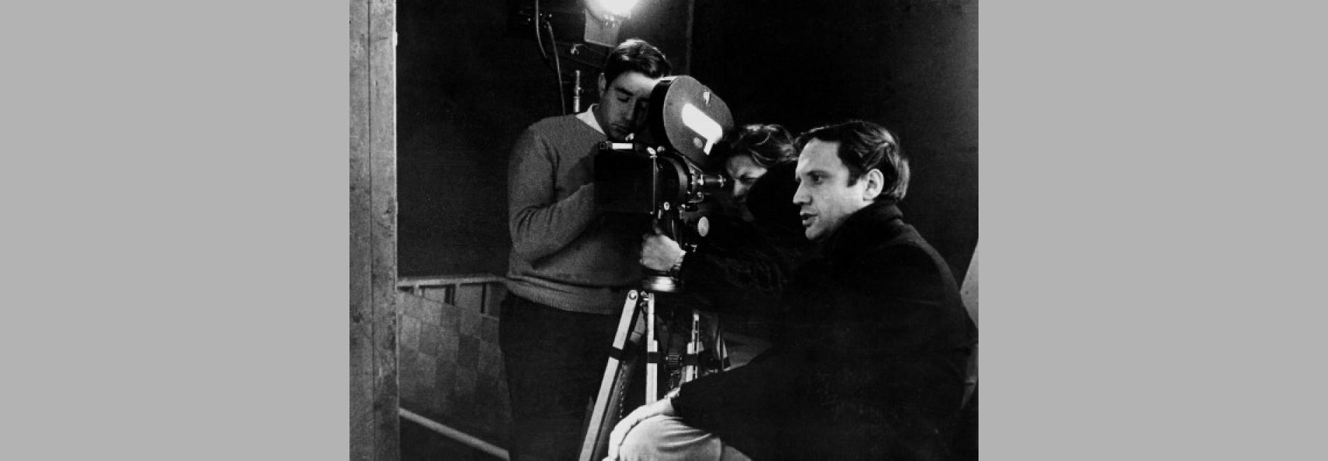 Pere Portabella durant el rodatge de 'Nocturn 1968'