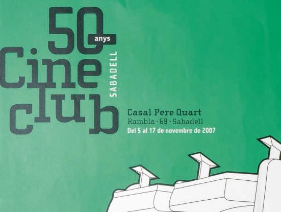 Cartell 50 anys Cineclub Sabadell