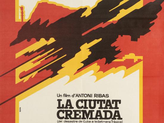 La ciutat cremada (Antoni Ribas, 1975) - cartell