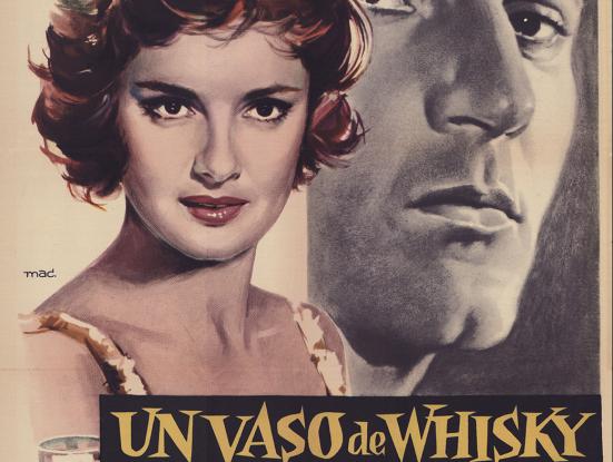 Un vaso de whisky (Julio Coll, 1958) - cartell