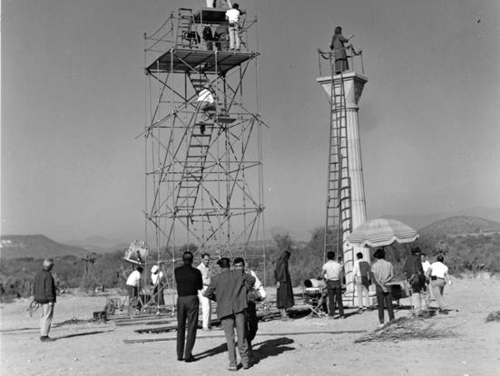 Rodatge de Simón del desierto -1965