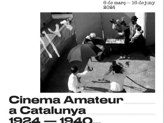 Cartell Exposició 'Fora de Casa. Centenari del Cinema Amateur a Catalunya 1924-1940...