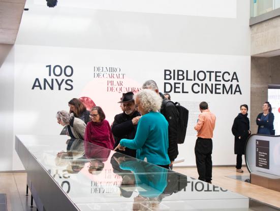 Exposició 100 anys Biblioteca del Cinema