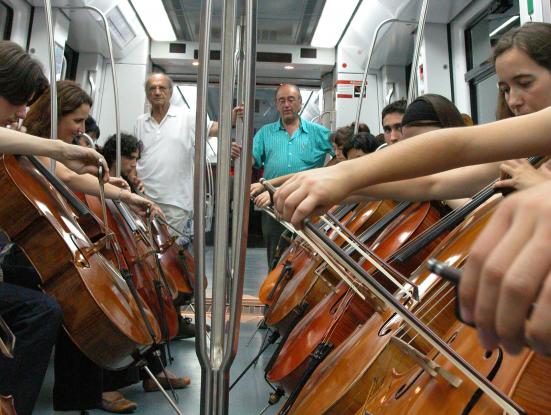 Die Stille vor Bach. Rodatge. Pere Portabella i Carles Santos. Foto: Helena Gomà