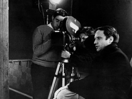 Pere Portabella durant el rodatge de 'Nocturn 1968'